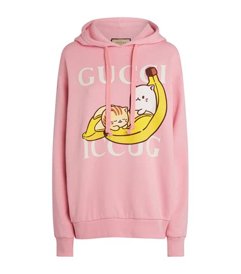 gucci hoodie strawberry|Gucci bananya hoodie.